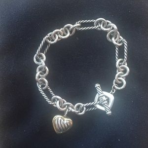 David Yurman Cable Heart Bracelet